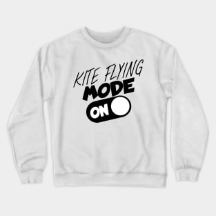 Kite flying mode on Crewneck Sweatshirt